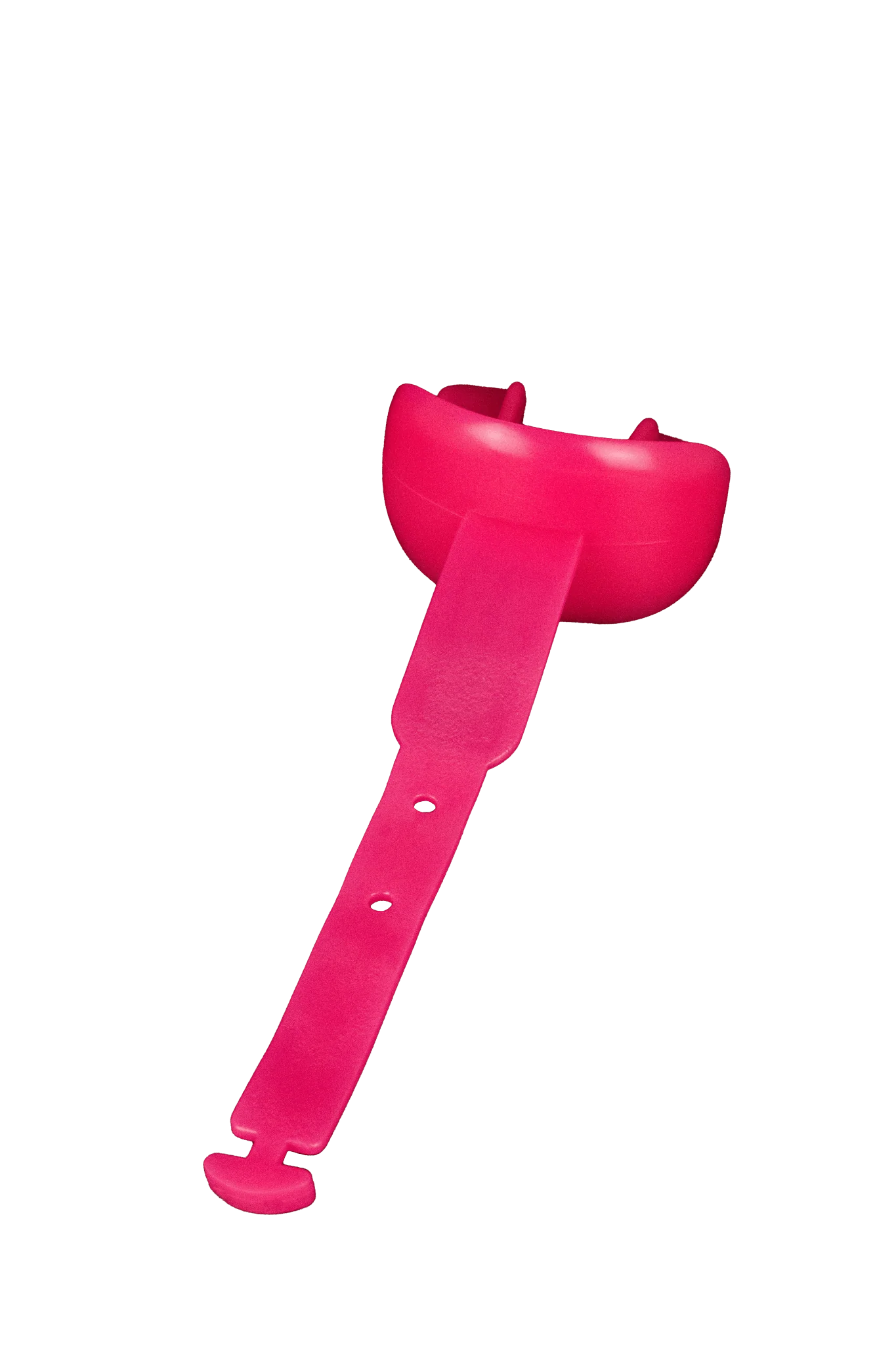 Hot Pink Lip Guard with Permanent Strap