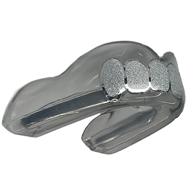 Silver Diamond Grillz