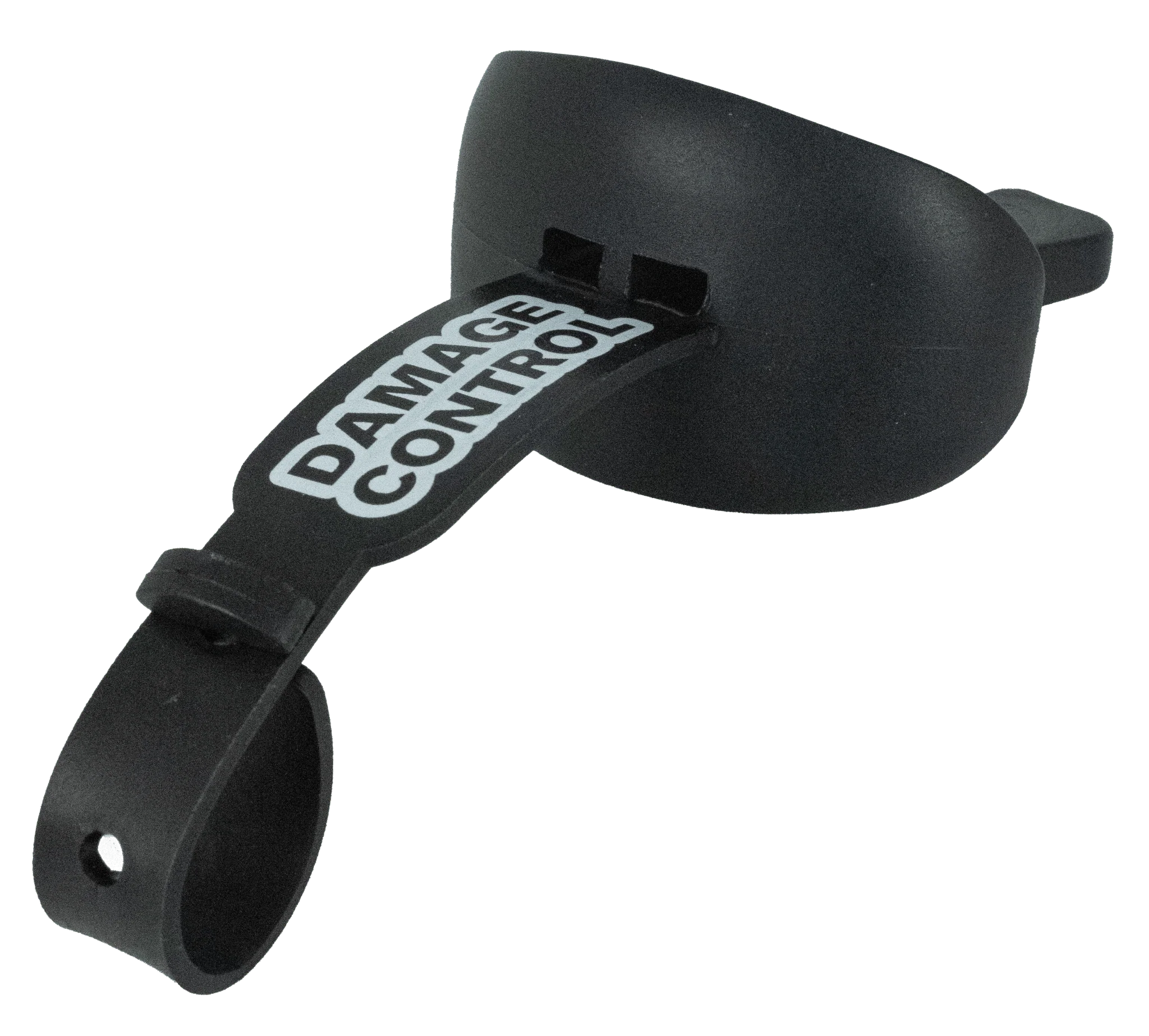 Black Lip Guard with Permanent Strap