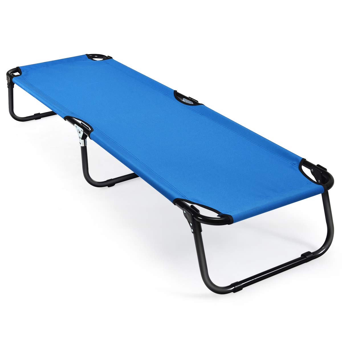 Folding Camping Cot, Heavy Duty Collapsible Foldable Bed