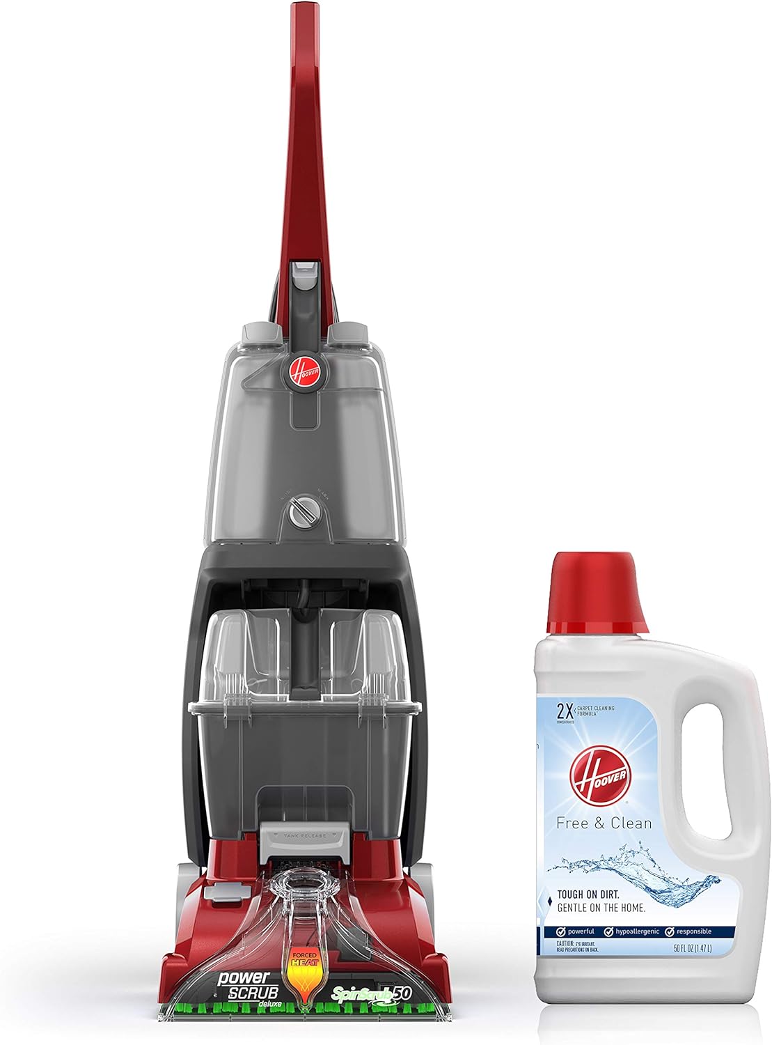 Deluxe Carpet Cleaning Machine with Free Cleaning Carpet Cleaning Solution (50 oz)
