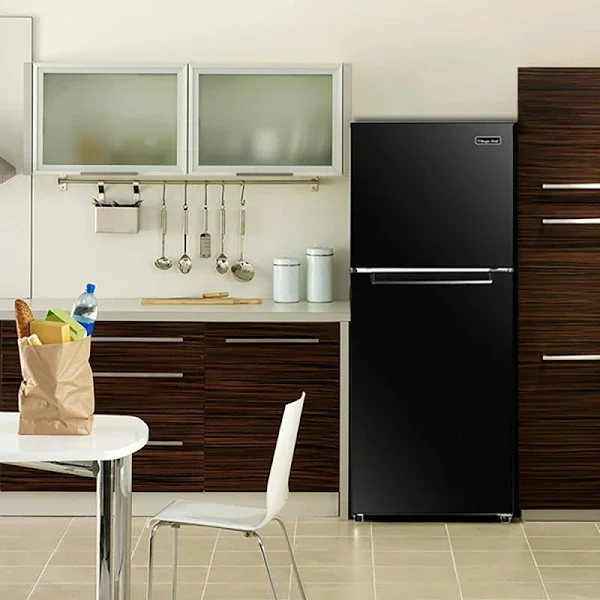 2025 Magic Chef HMDR1000BE Top Freezer Refrigerator in Black 10.1 Cu. ft.