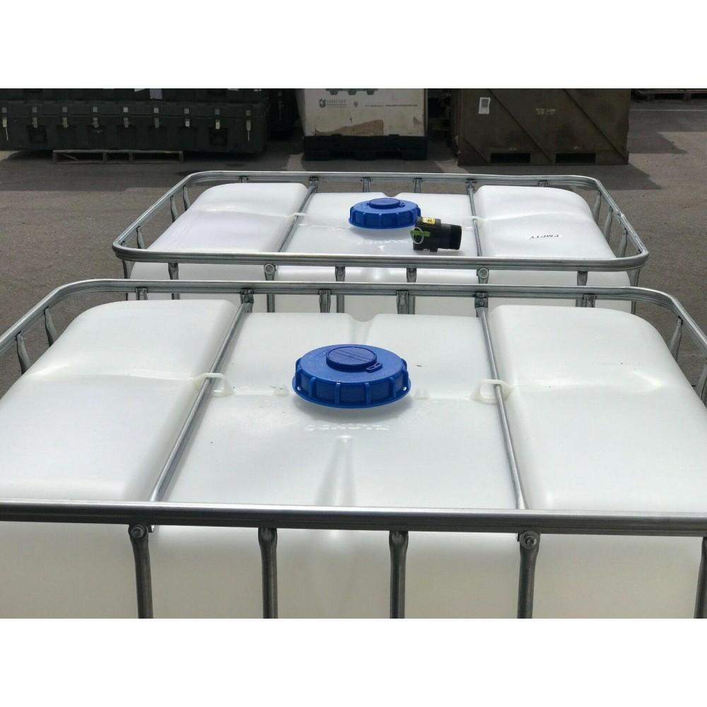 2025 330 Gallon Food Grade IBC | Drinking Water, Rainwater Harvesting Container