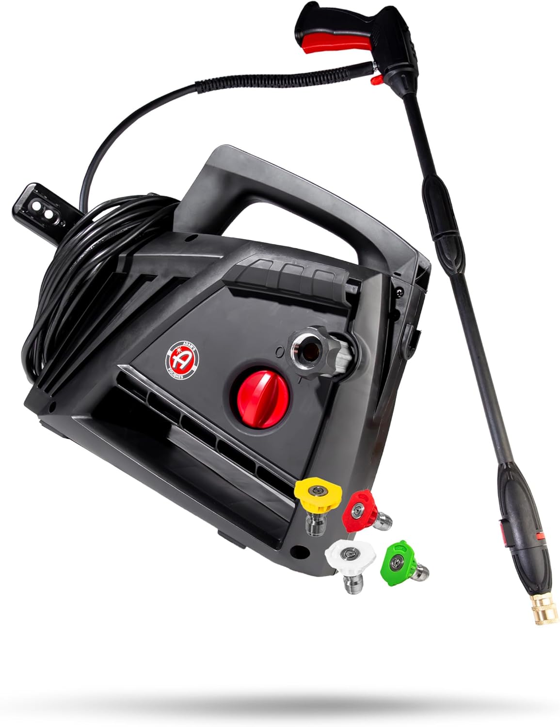 Electric Pressure Washer 2.0, Powerful 1.4 GPM 2000 PSI Car Pressure Washer Sprayer, Snub Nose & Tip Attachment, Use,Car Soap, Patio Boat RV Motorcycle Car Garage Deck Adam's Polishes