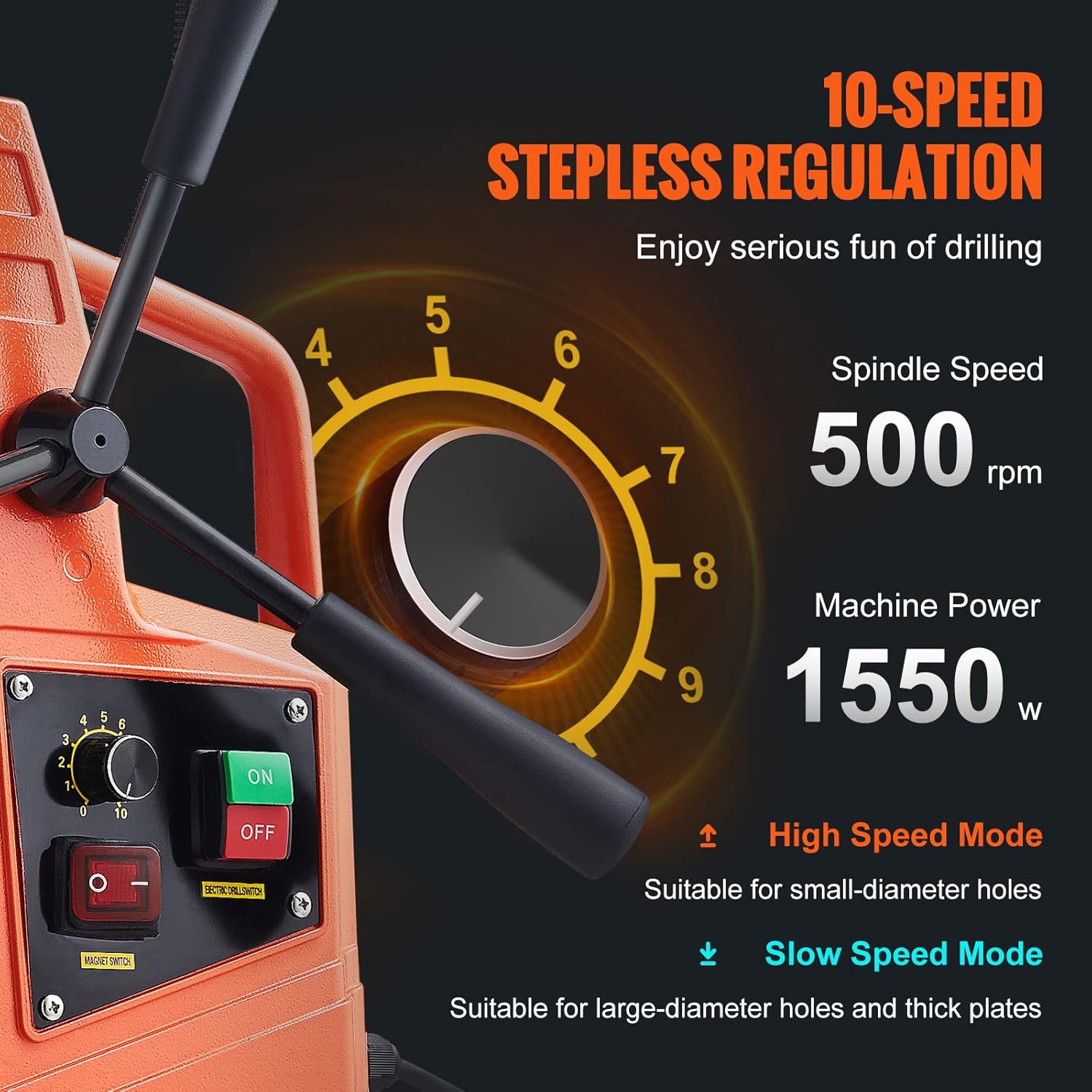 Mag Drill Press, 1550W 2