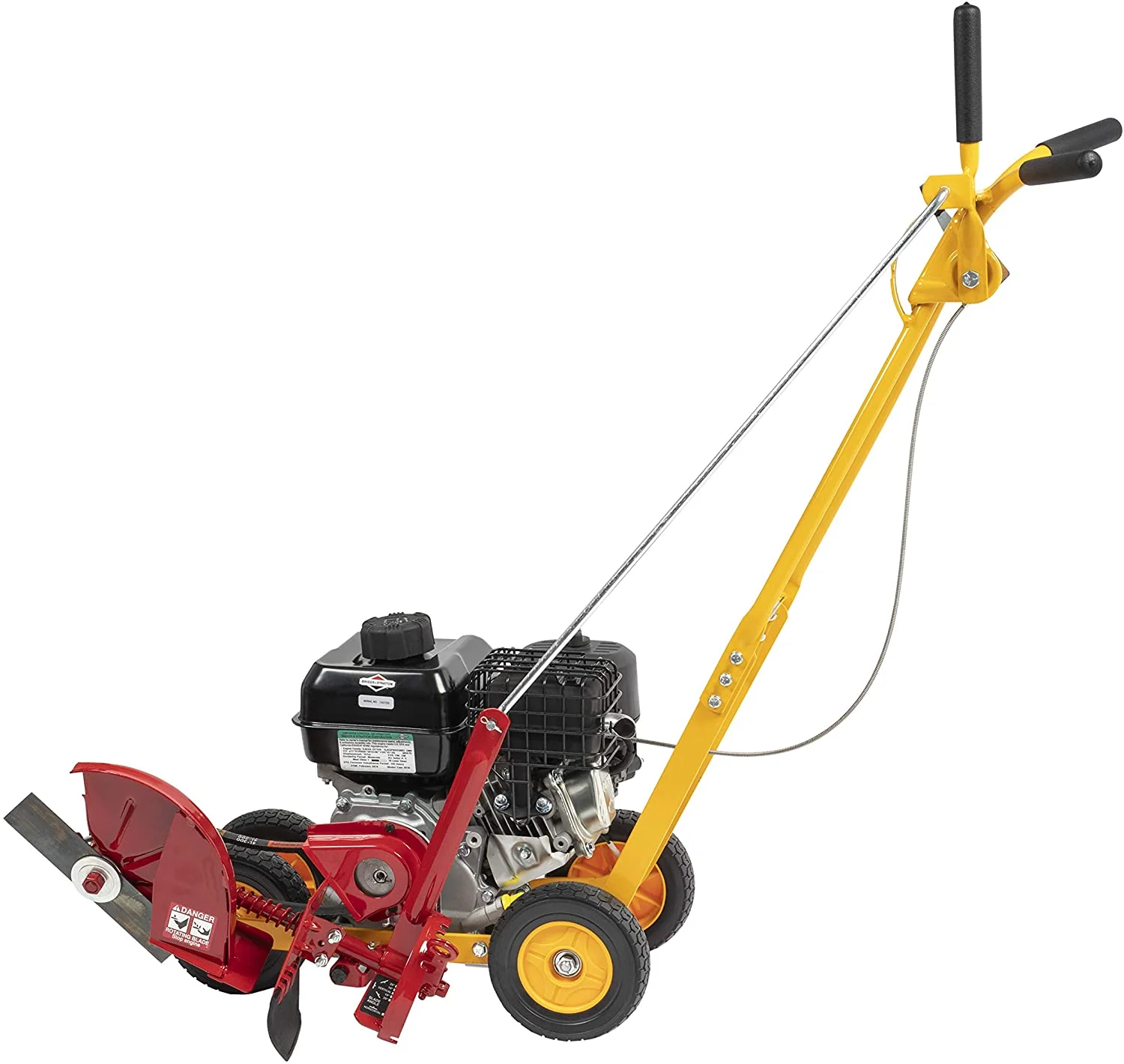 2025 101-5.5GT-7Gas Powered Lawn Edger, 5.50 Gross Torque/3.5 HP B&S Engine 7′′ Wheels