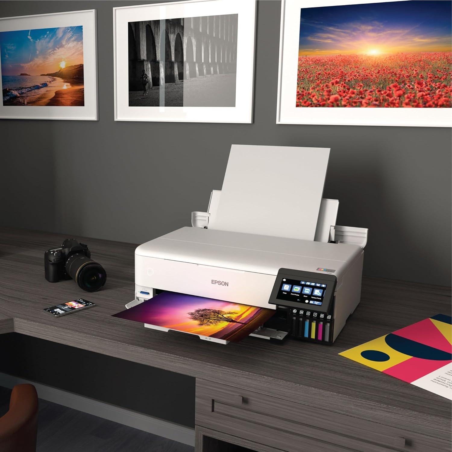 Ecotank ET-8550 Wireless Wide-Format All-In-One Printer