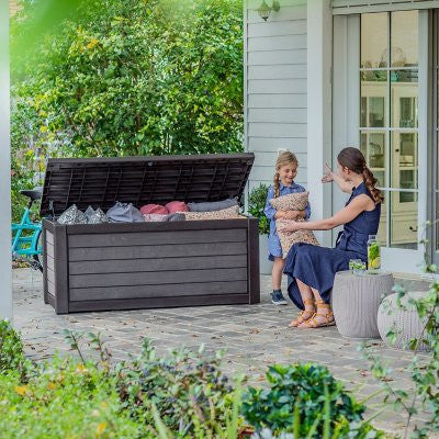 2025 Keter 165-Gallon Resin Outdoor Deck Box