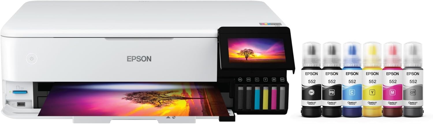Ecotank ET-8550 Wireless Wide-Format All-In-One Printer