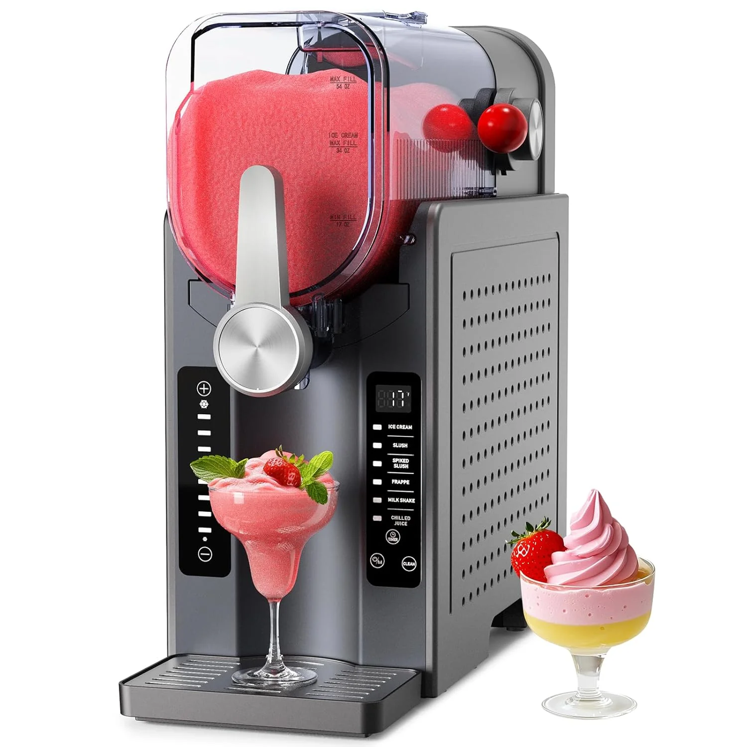 Soft Serve Ice Cream Machine,Slushy Machine for Home