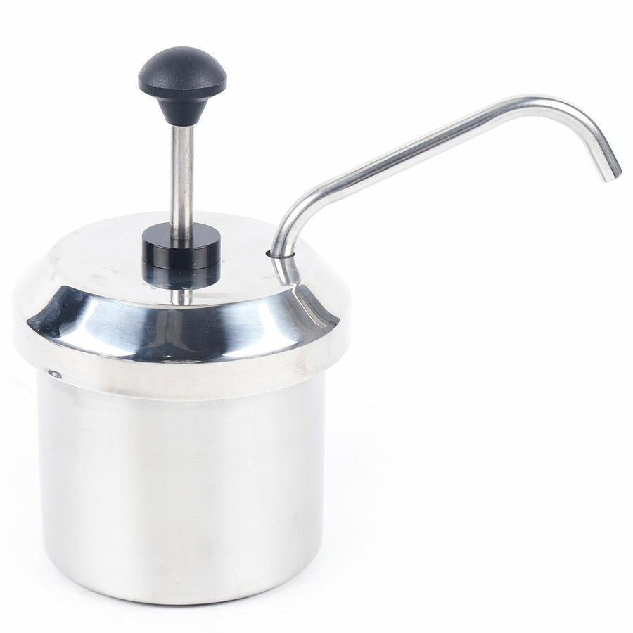 2.6 Qt Melted Butter Dispenser Nacho Cheese Warmer Popcorn Condiment Melter Warmer Pump Dispenser Nacho Cheese Sauce Melter Pump W/Heated Spout