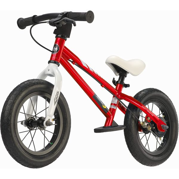 12 Balance Bike with Handbrakes for Kids Ages 2 to 5, Red