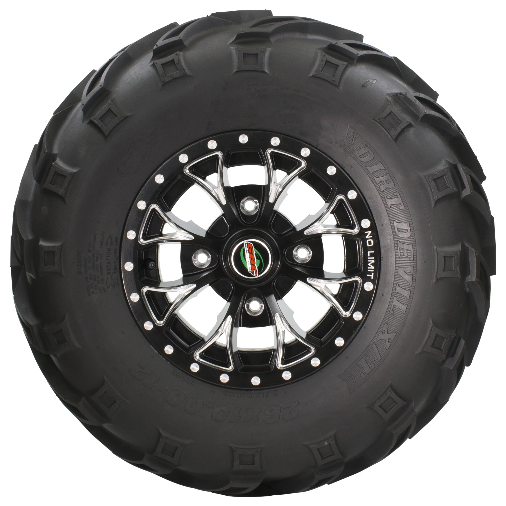 GBC Dirt Devil 25X12.00-9 6PR ATV/UTV Tire