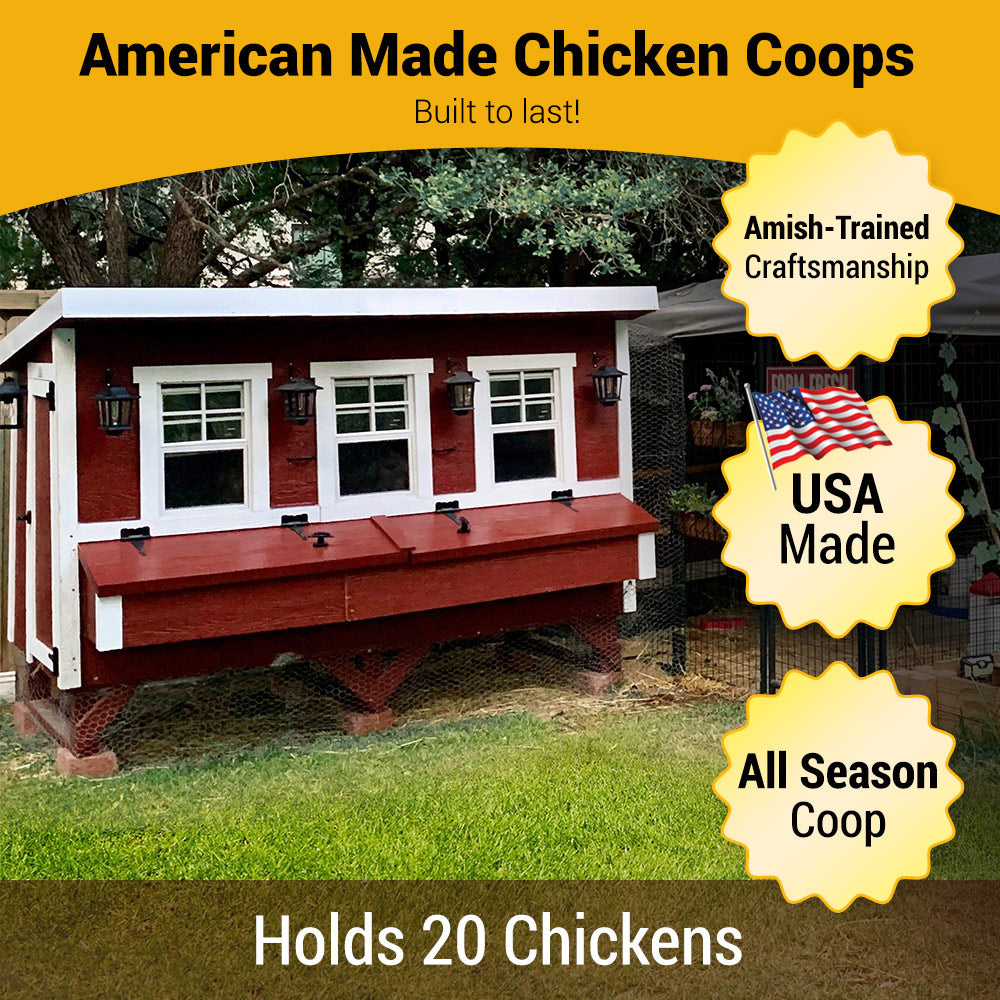 2025 OverEZ XL Chicken Coop - Up to 20 Chickens