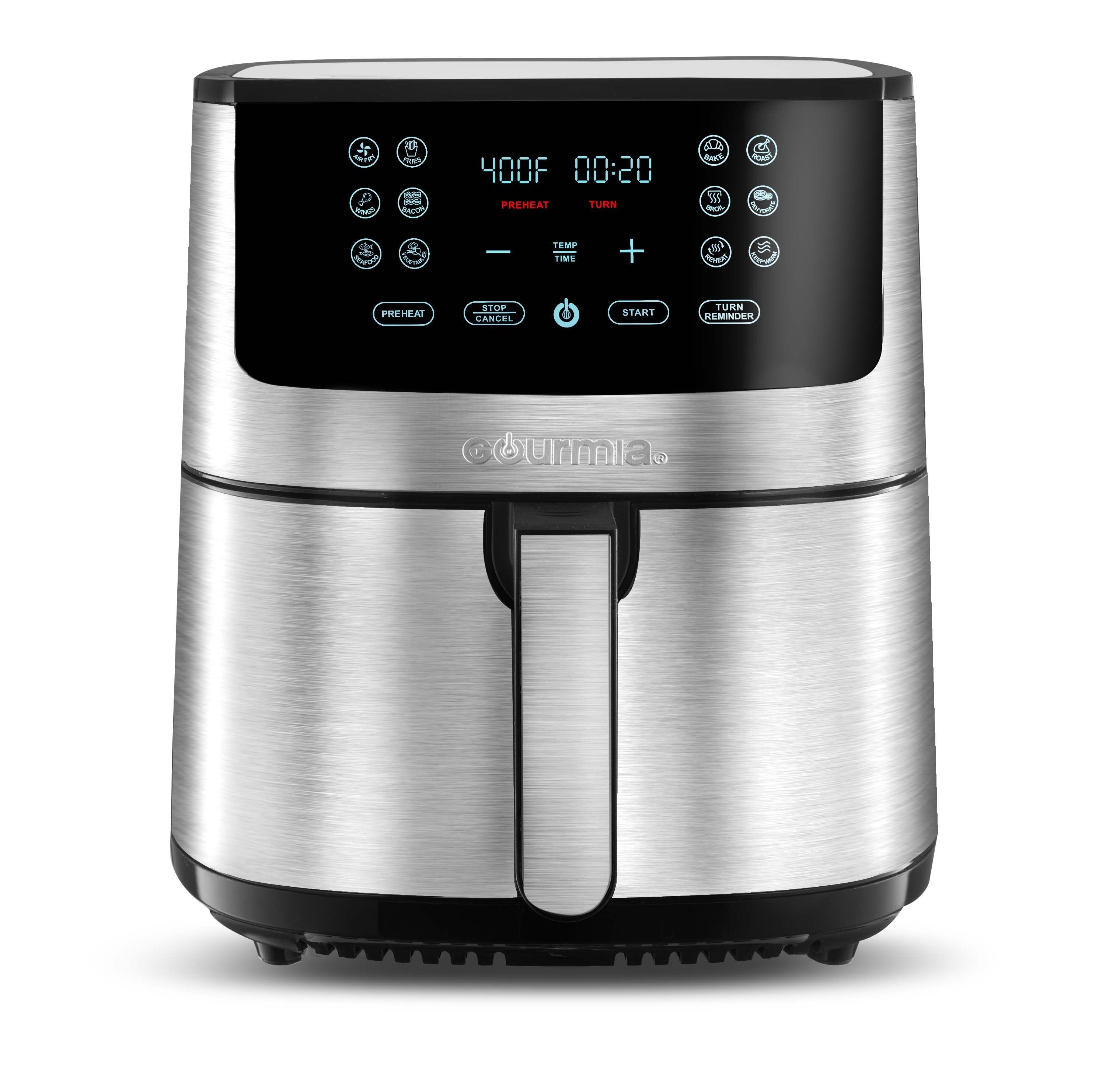 8-Qt. Stainless Steel Digital Air Fryer