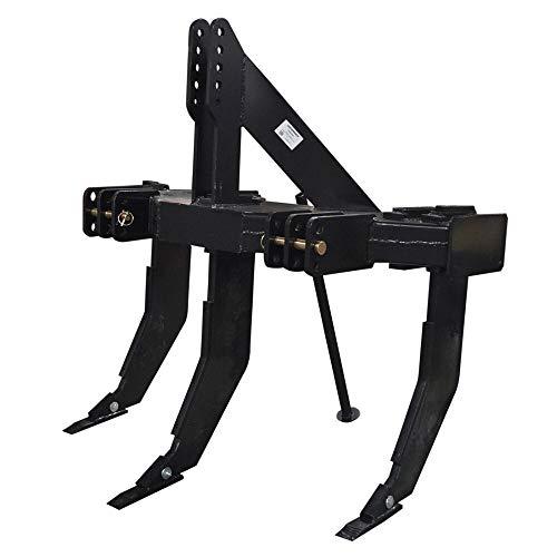 2025 3 Shank Subsoiler Ground Ripper Fits 3 Point Tractor Cat 1 & 2 Quick Hitch Compatible