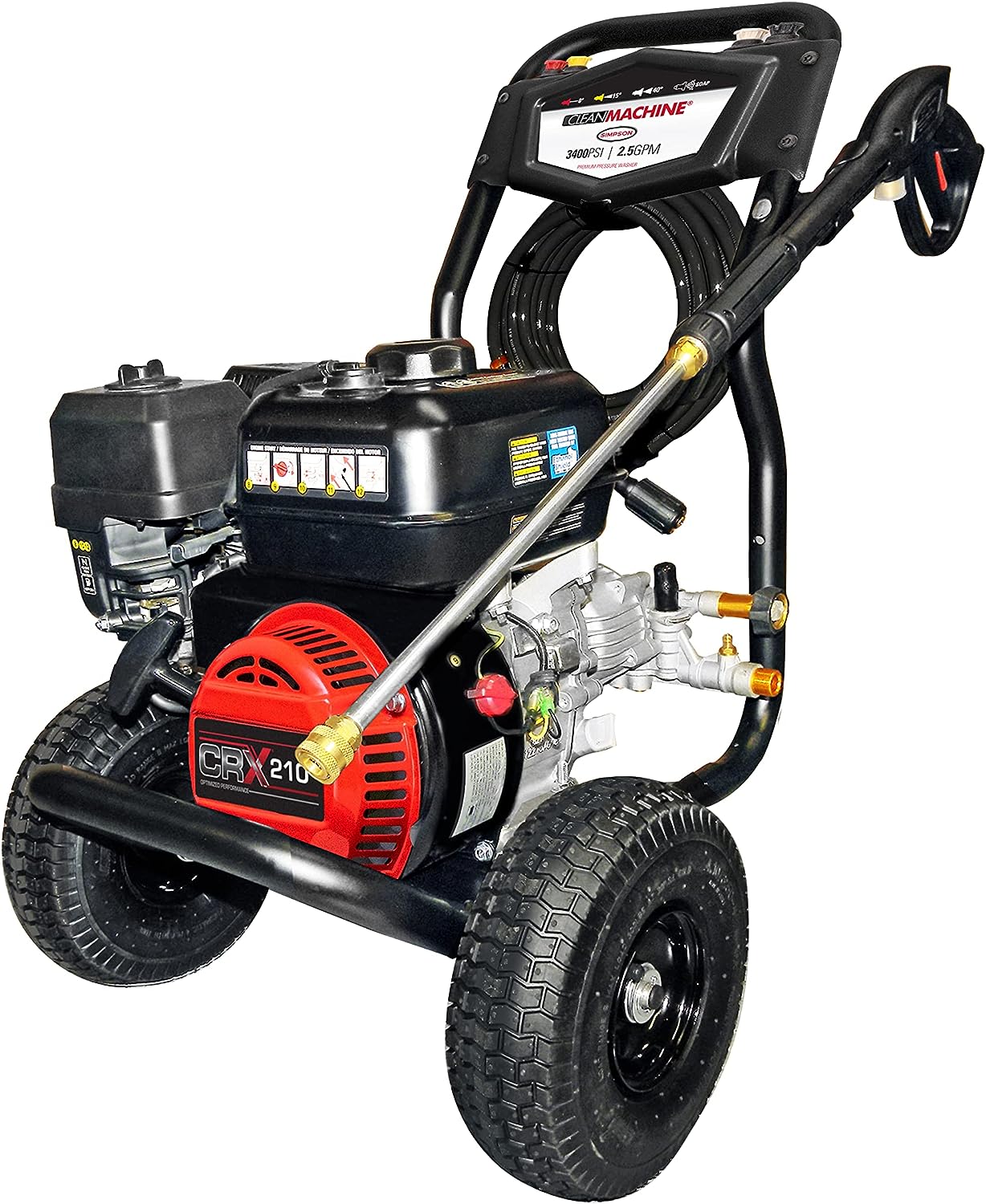 2025 SIMPSON Cleaning CM61083 Clean Machine 3400 PSI Gas Pressure Washer