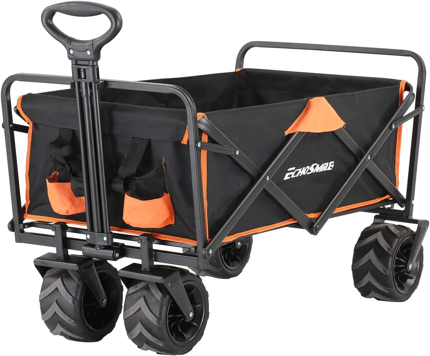 2025 Heavy Duty 350 lb Capacity Foldable Wagon with Large Wheels