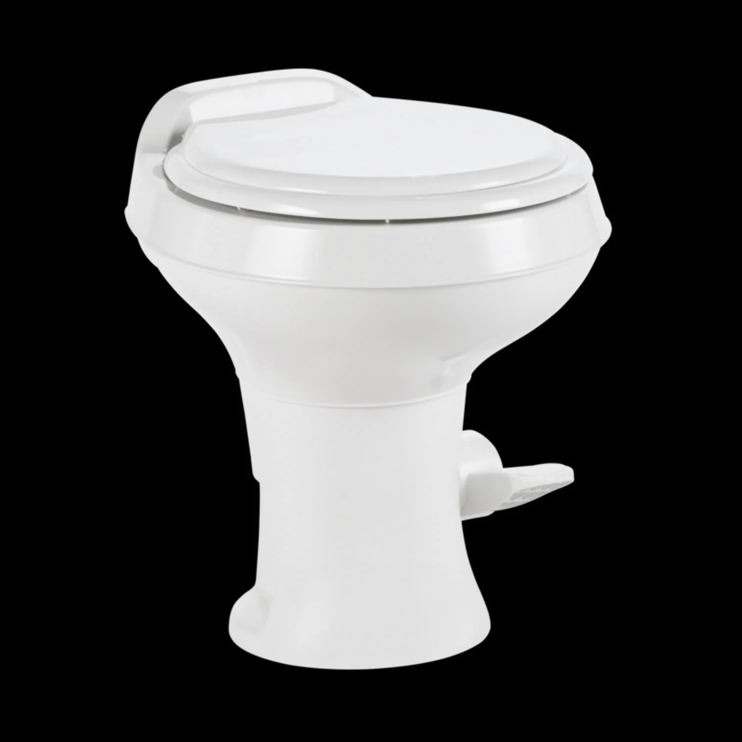 2025 Dometic 302300071 300 Series Standard Height Heavy Duty Plastic RV Toilet, White