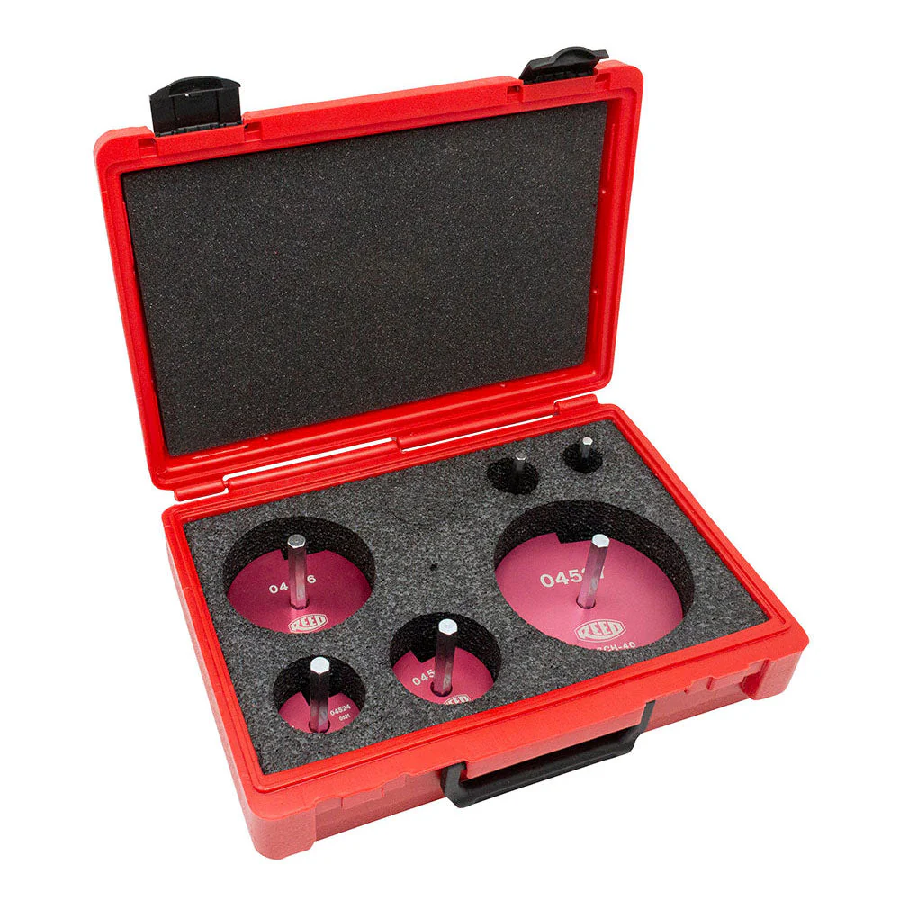 2025 6-Piece Plastic Pipe Fitting Reamer Kit With Case PPRK6