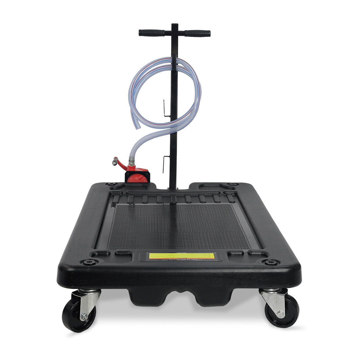 Oil Drain Container 17 Gallon w/Pump Hose Low Profile Car Drainer