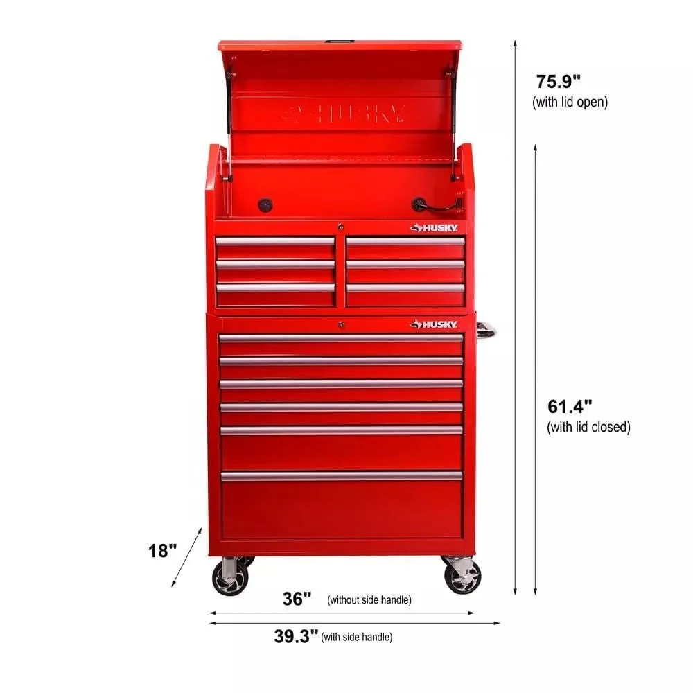 2025 36 in. 12-Drawer Tool Chest and Cabinet Combo