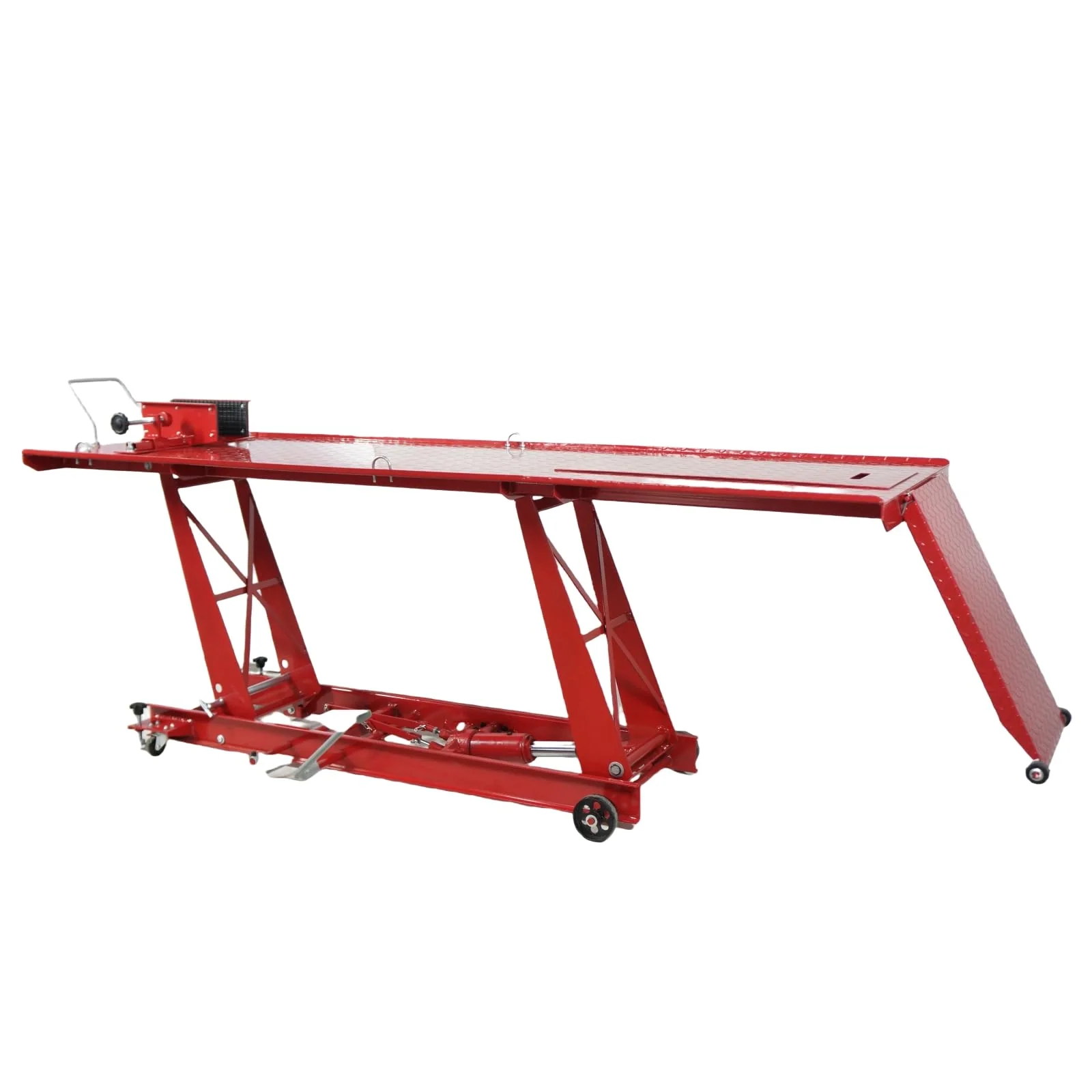 Garvee Hydraulic Motorcycle Lift - 1000lbs Capacity, Lift Hoist, Jack Stand, for Mechanics, Workshops, Homes