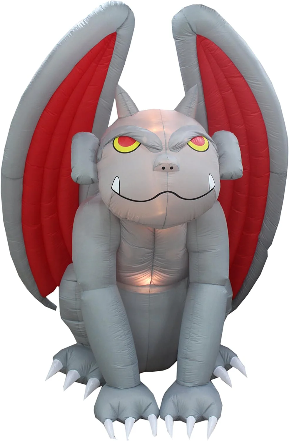2025 8ft Giant Halloween Inflatable Gargoyle Monster Light Decoration