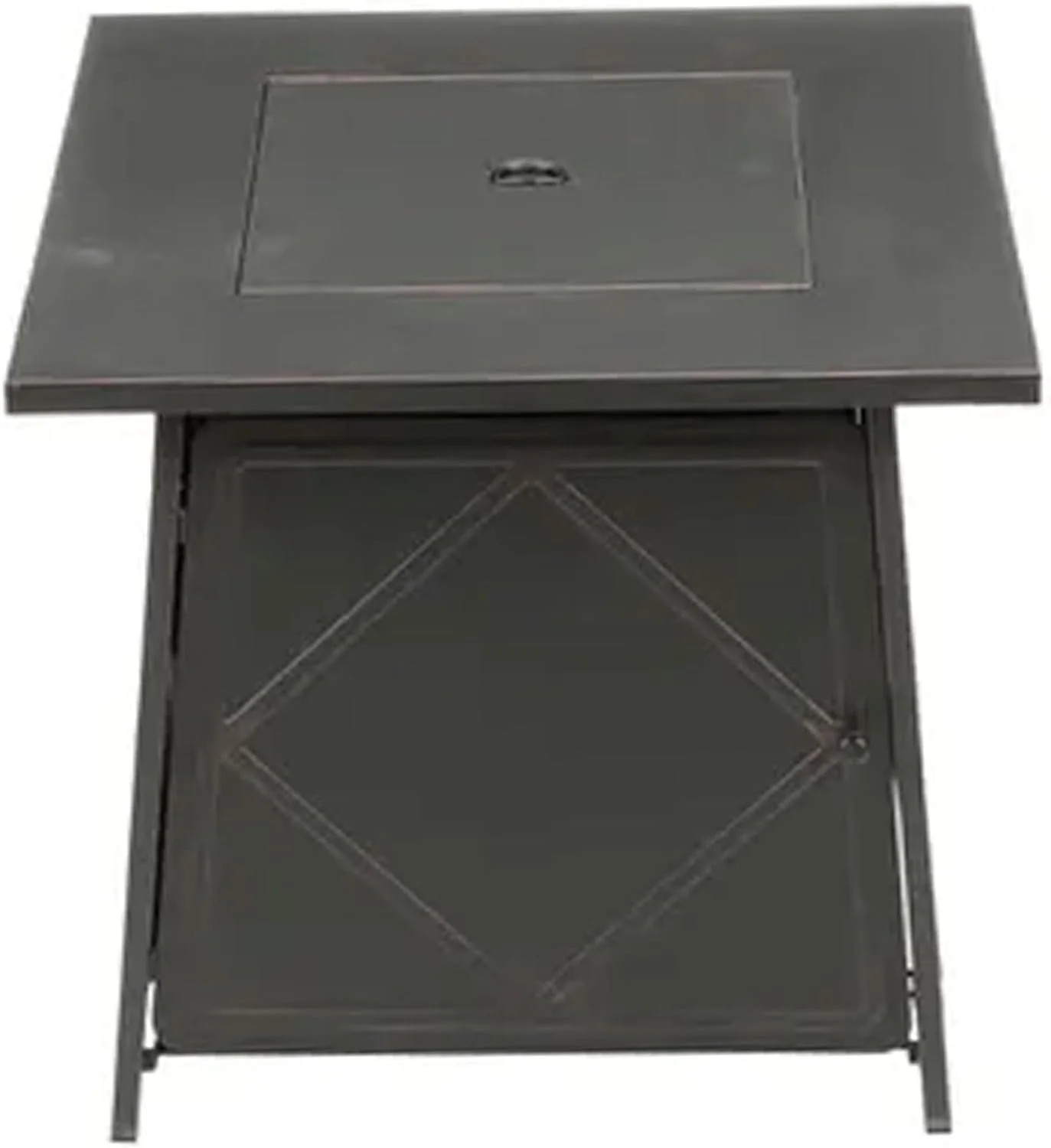 2025 Four Seasons Patio Dual Heat 50,000 BTU Square Gas Fire Pit