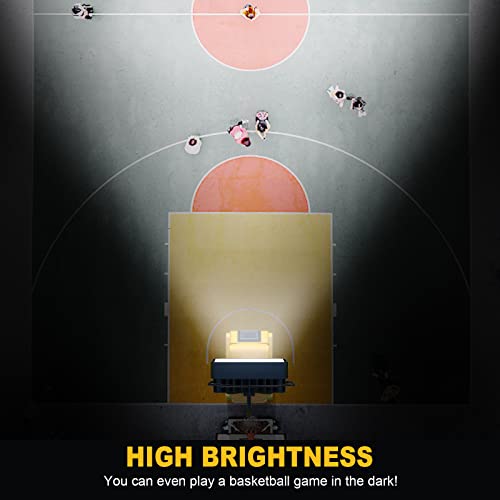 LIVOWALNY Cordless 20V Max LED Work Light for Dewalt 20v Battery 48W Flashlight