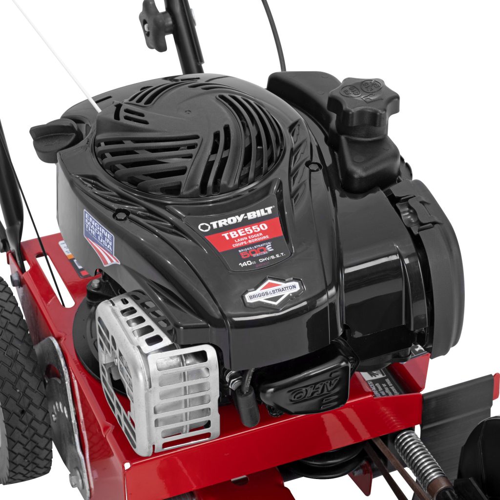 TBE550 Driveway Edger, 140cc Briggs & Stratton Engine, 9′′ Triple-Edge Blade, 3 Bevel Positions