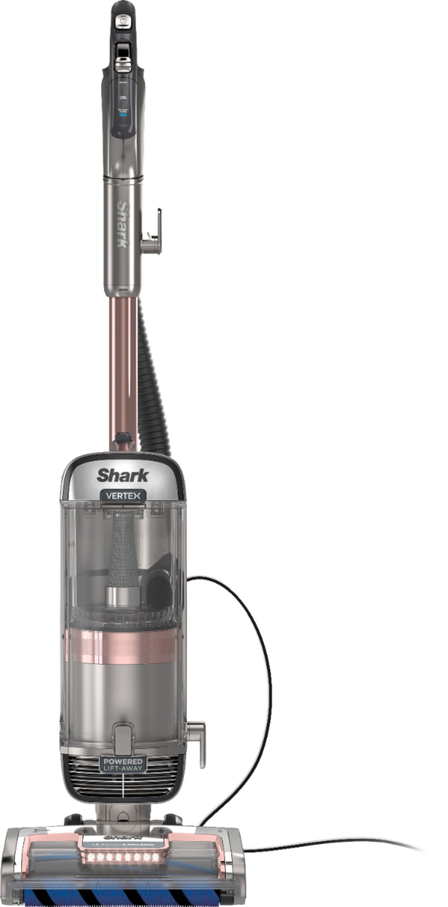 2025 Shark – Vertex DuoClean PowerFin Upright Vacuum with Powered Lift-Away and Self-Cleaning Brushroll – Rose Gold