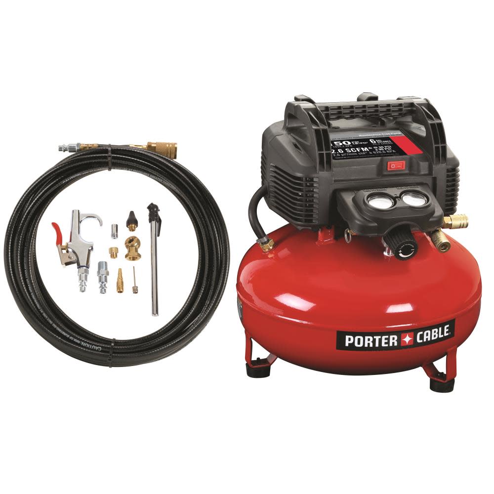 2025 150 PSI, 6 Gallon Oil-Free Pancake Air Compressor