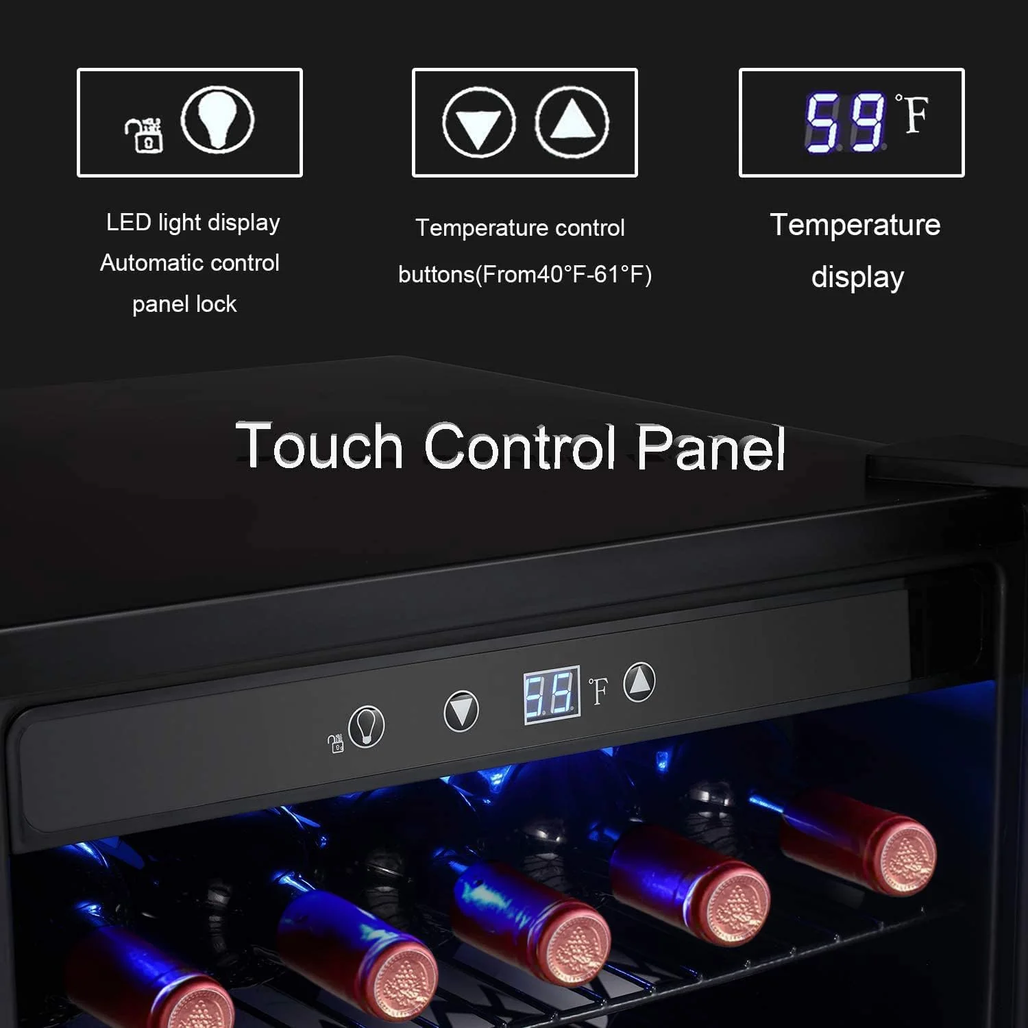 Wine Cooler/Cabinet Refrigerator Fridge