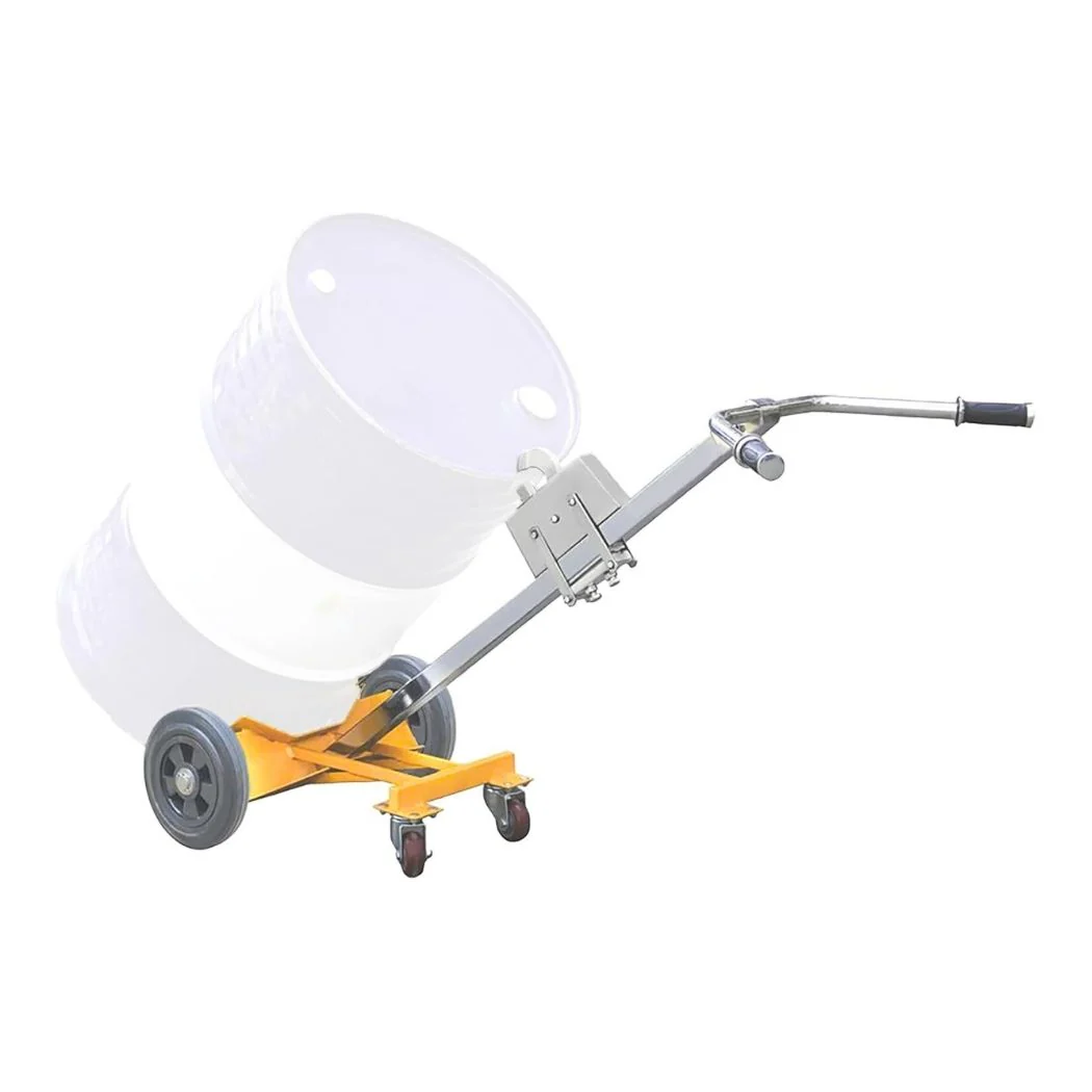 Drum Truck for 55 Gallon Drums, 1000 lb Load Capacity, 4 Wheels