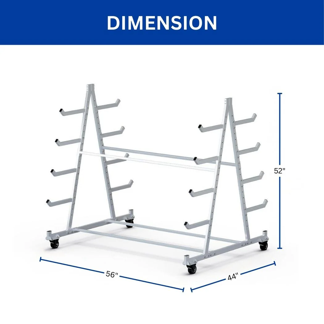 Horizontal Bar and Pipe Truck, 1000 lbs Load Capacity, 56
