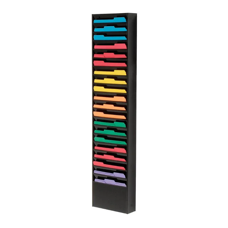 20 Pockets Medical Chart Holder, Wall Mount File Organizer 13.3