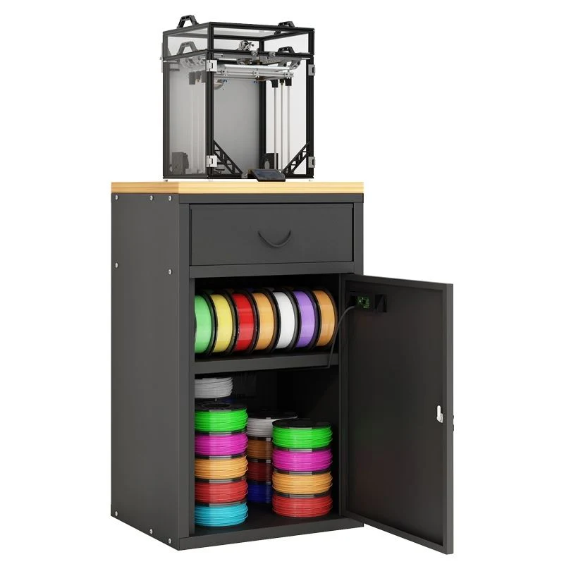 3D Printer Cabinet w/ Dehumidifying Dry, 40 Filaments Spool Storage Capacity, Heavy Duty Shelf 21.25