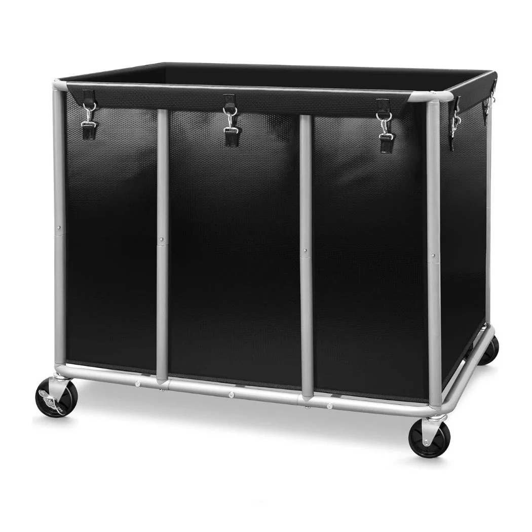 Commercial Laundry Cart, 12 Bushel, 35.4