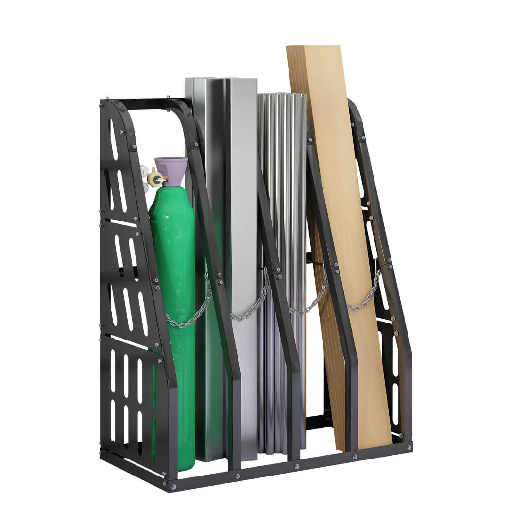 Vertical Bar Rack 6000 lbs Capacity, 4 Bays Storage Rack, 47