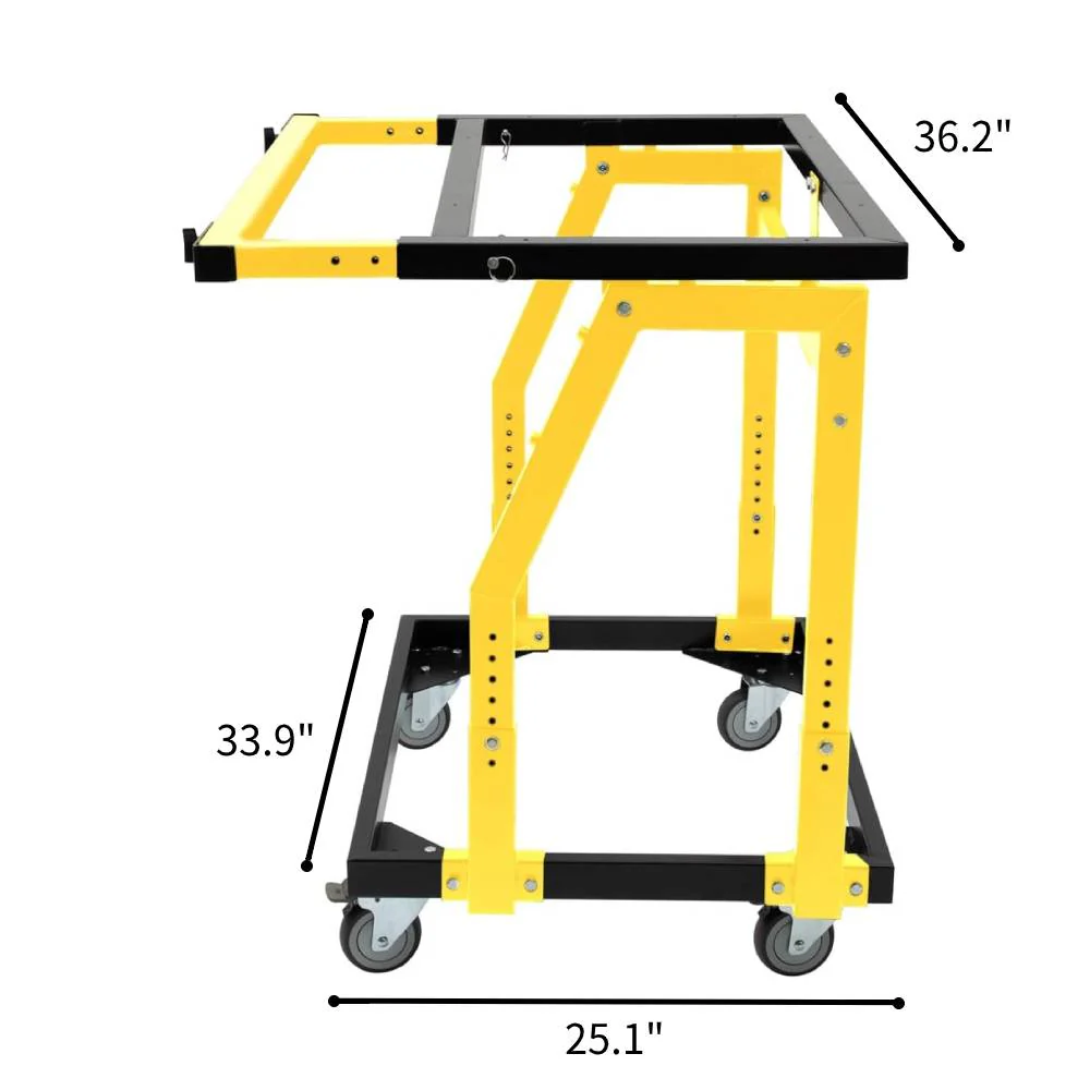 Panel Handler Cart and Shop Stand, 1000 lbs Capacity
