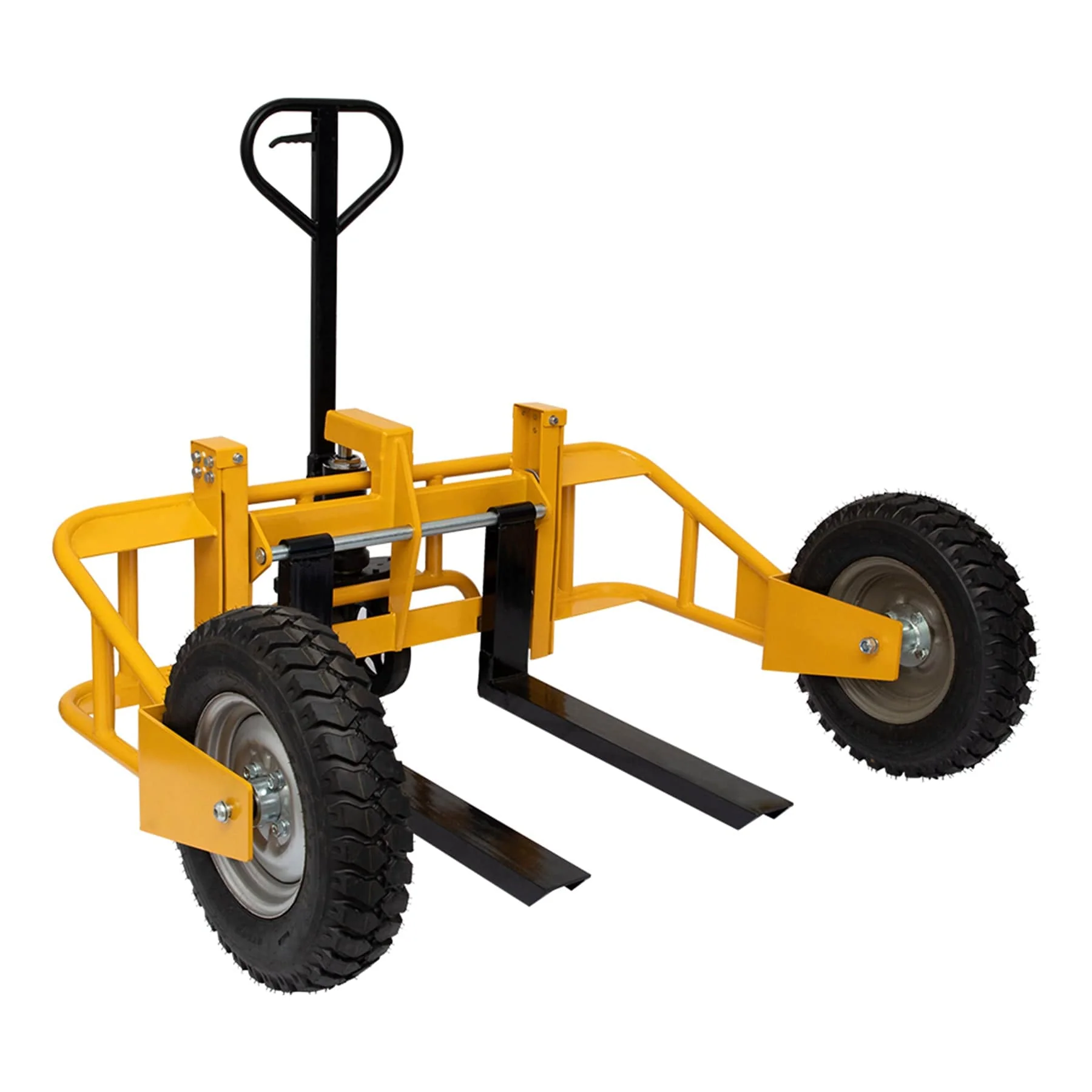 All Terrain Manual Pallet Jack 2500 lbs Load Capacity Heavy Duty