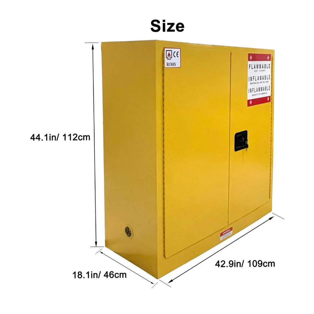 Steel Flammable Cabinet w/ Double Lock 43