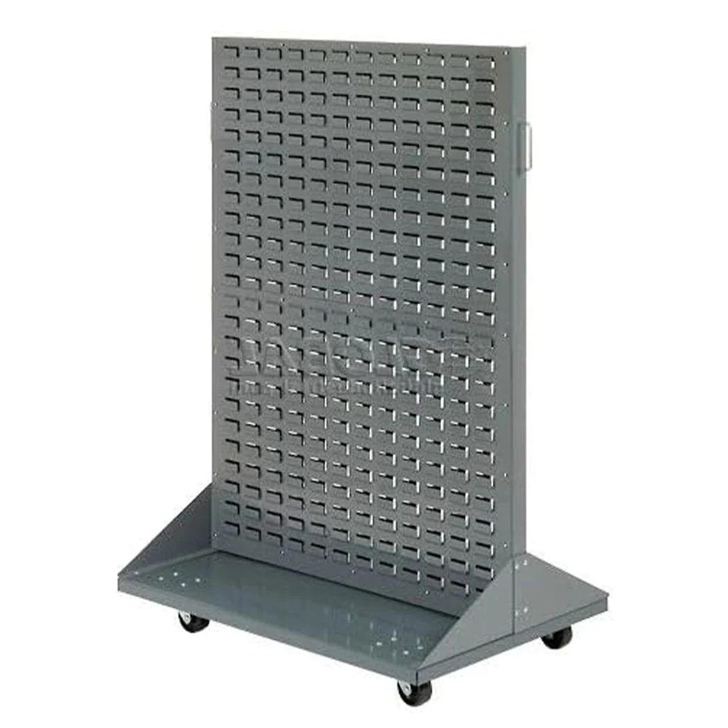 Double Sided Mobile Floor Bin Storage Rack w/ 192(C) Bins, 36