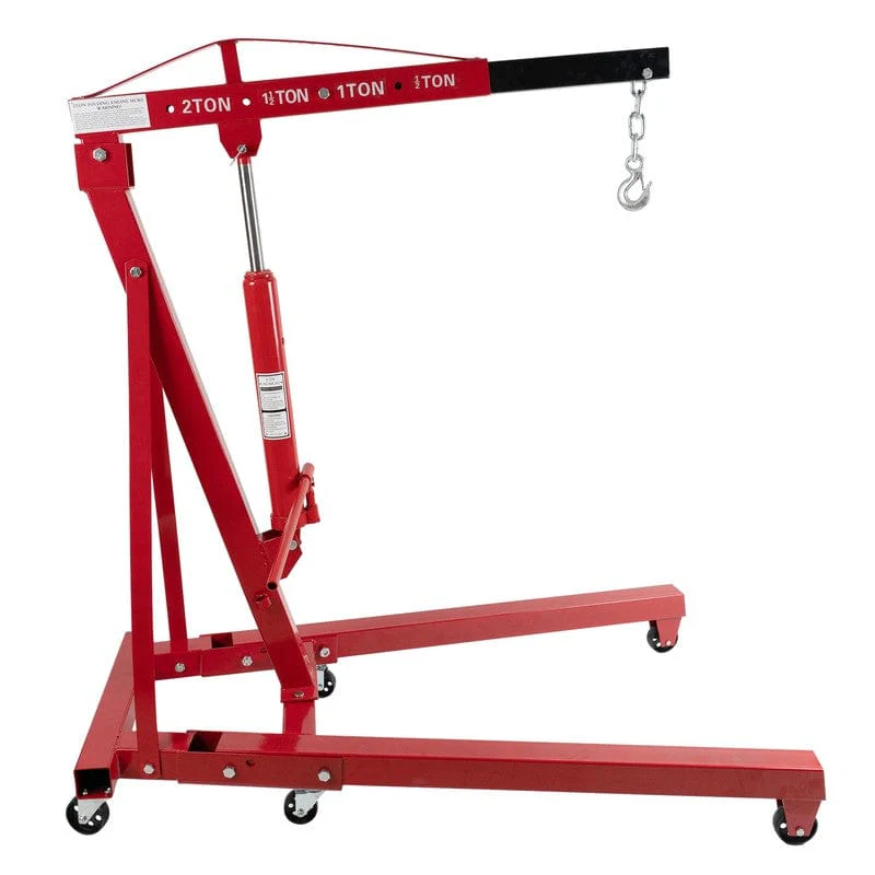 Hydraulic Engine Hoist, Foldable Engine Crane. 4000 Lbs Capacity