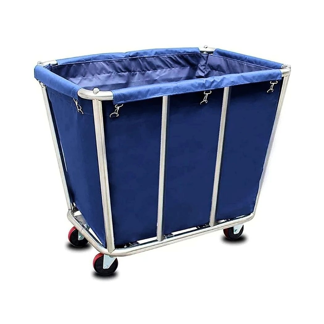 Commercial Laundry Cart, 10 Bushel, 35.4