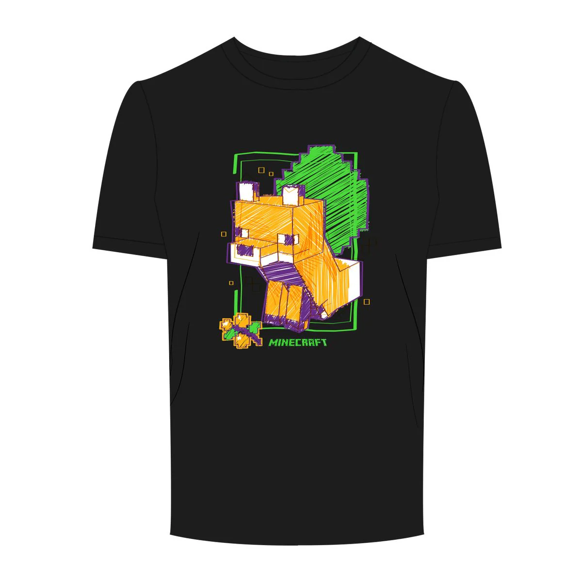 Minecraft - Fox - T-paita