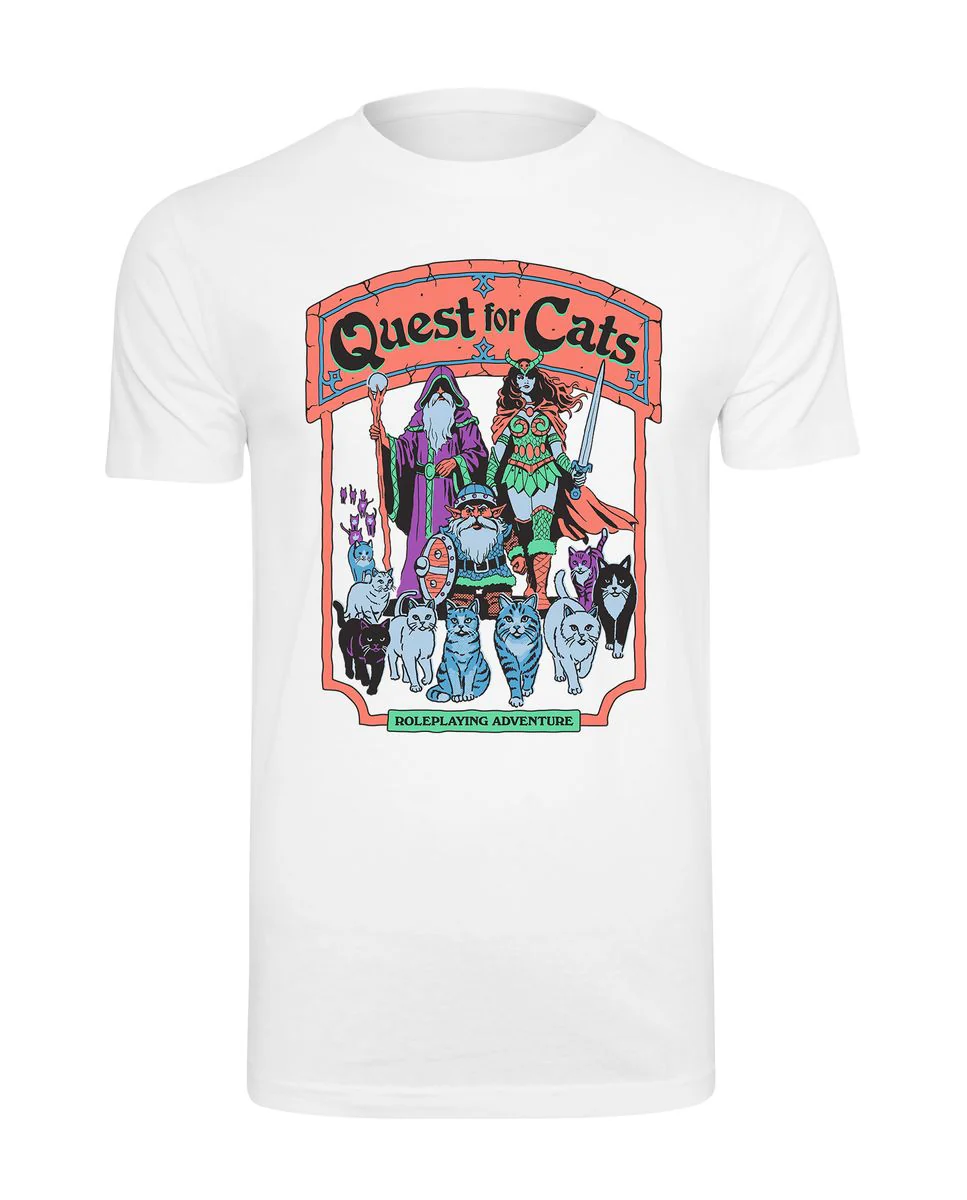 Steven Rhodes - Quest for Cats - T-paita