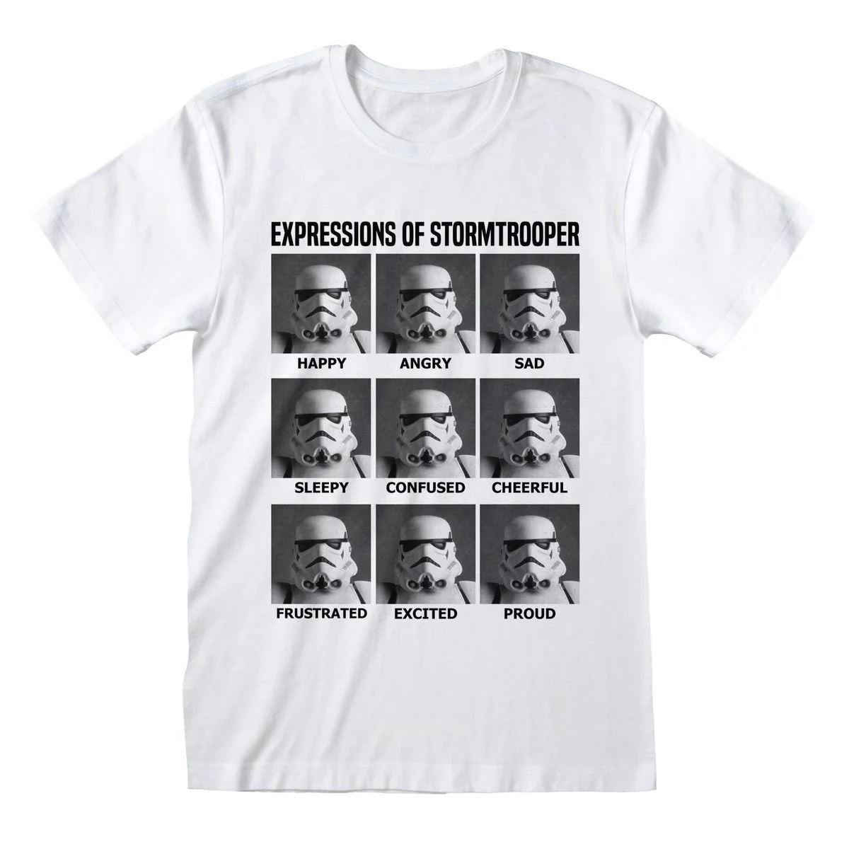 Star Wars - Expressions of Stormtrooper - T-paita