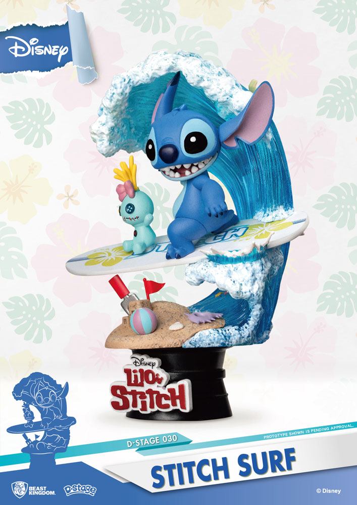 Lilo & Stitch - Surfer Stitch - Dioraama